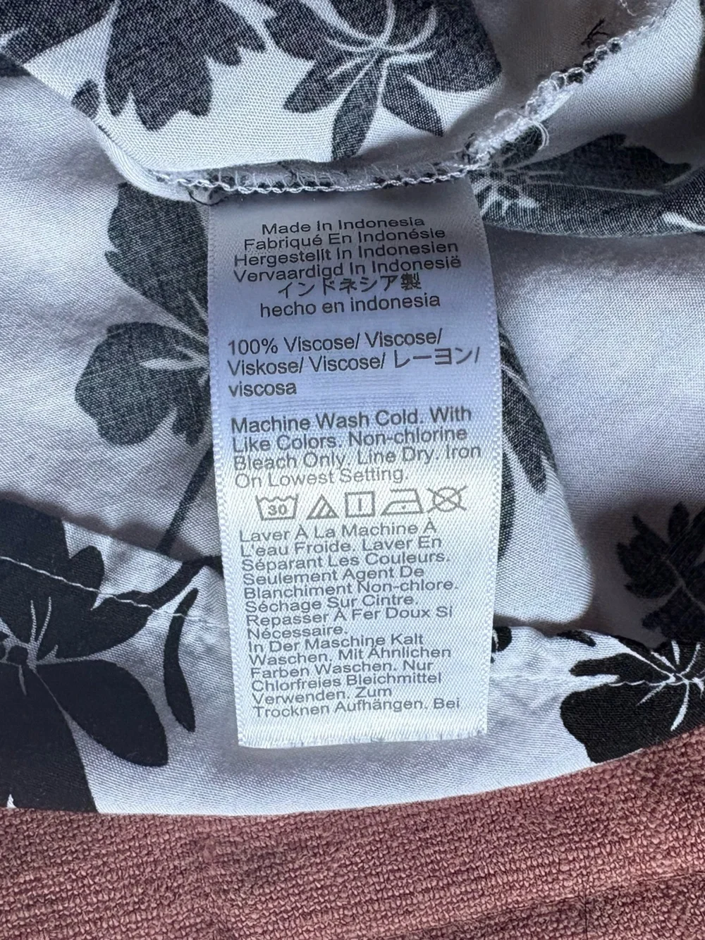 J. Crew Floral Camisole- Size Small- Black & White- Feminine Tank